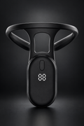 Corrector Cervical Digital negro con pantalla